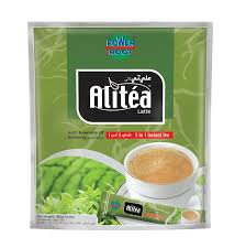 شیر چای _ لاته _علی تی با طعم جنسینگ Alitea مدل 5 در 1 پک 18 ساشه ای