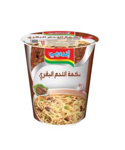نودل با تکه های گوشت گاو Indomie