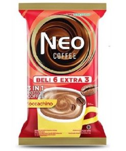 قهوه فوری نئوکافه Neo Coffee مدل کارامل ماکیاتو بسته ۹ عددی